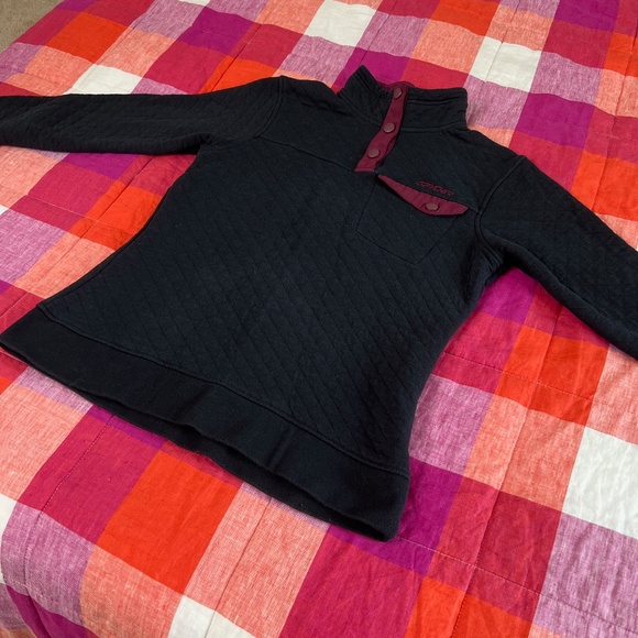 Women's Spyder Long Sleeve Black / Purple Pullover Sweater Size Small / Medium - Picture 16 of 16